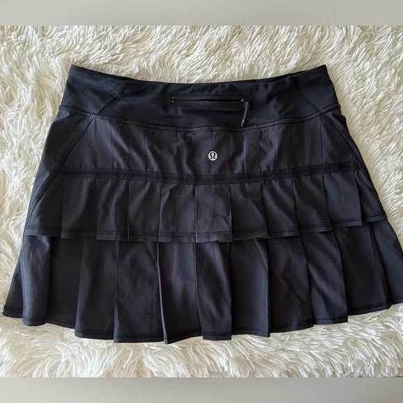 Lululemon ブラック スカート サイズ6 Nulu スリムフィット ハイライズマキシスカート | スカート